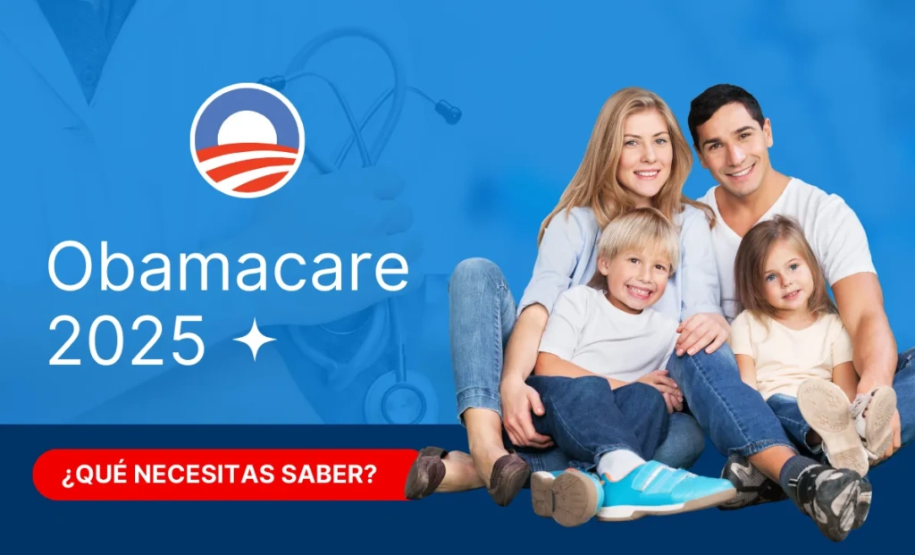 Familia sonriendo sentados obamacare 2025